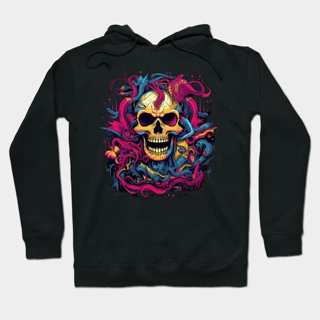 urban skull Hoodie by MetamorphoseHob